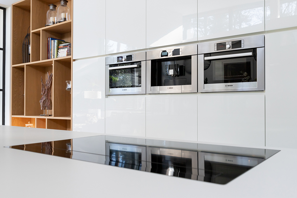 Wit - eiken moderne keuken & interieur